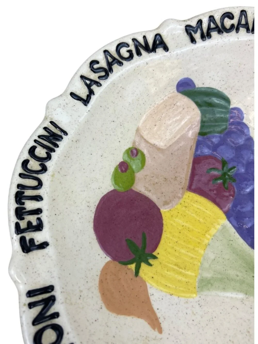 Vintage Italian Pasta Serving Platter 13.5